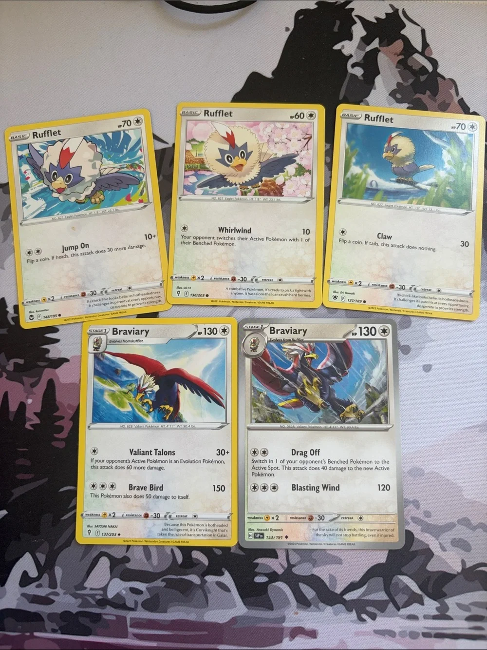 Rufflet & Braviary Collection Lot | 5 Pokémon Cards | ✨5/$25✨